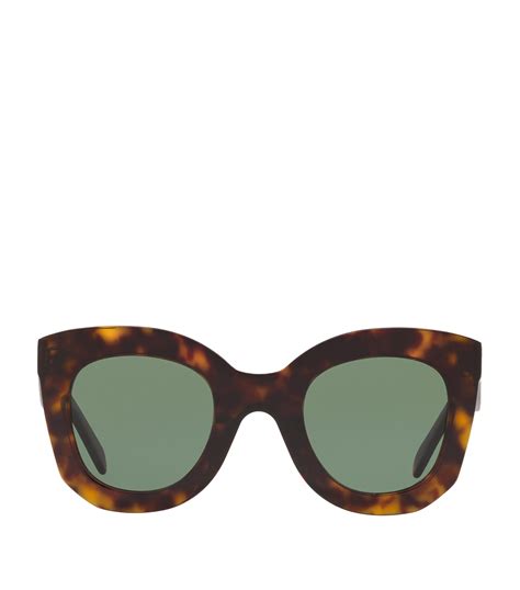 celine brown sunglasses|Celine tortoise shell sunglasses.